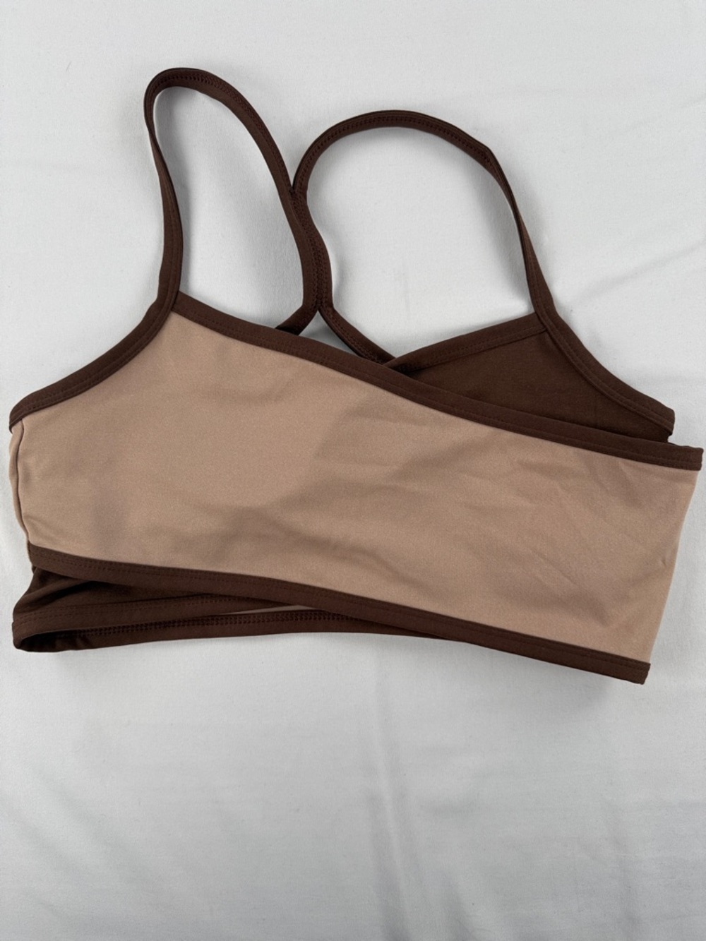 LA + Image Two-Tone Seamless Sports Bralette